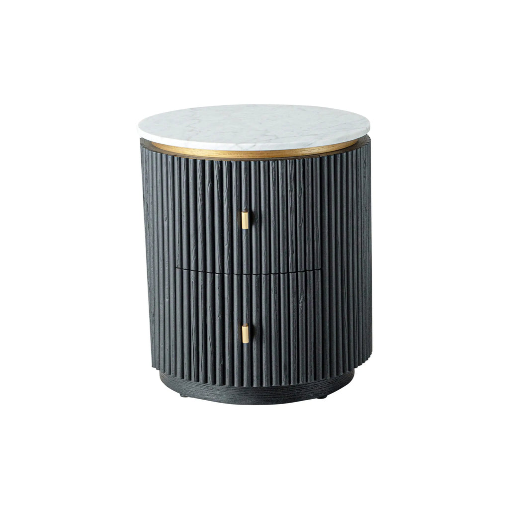 Allure Bedside Table - Dark Oak