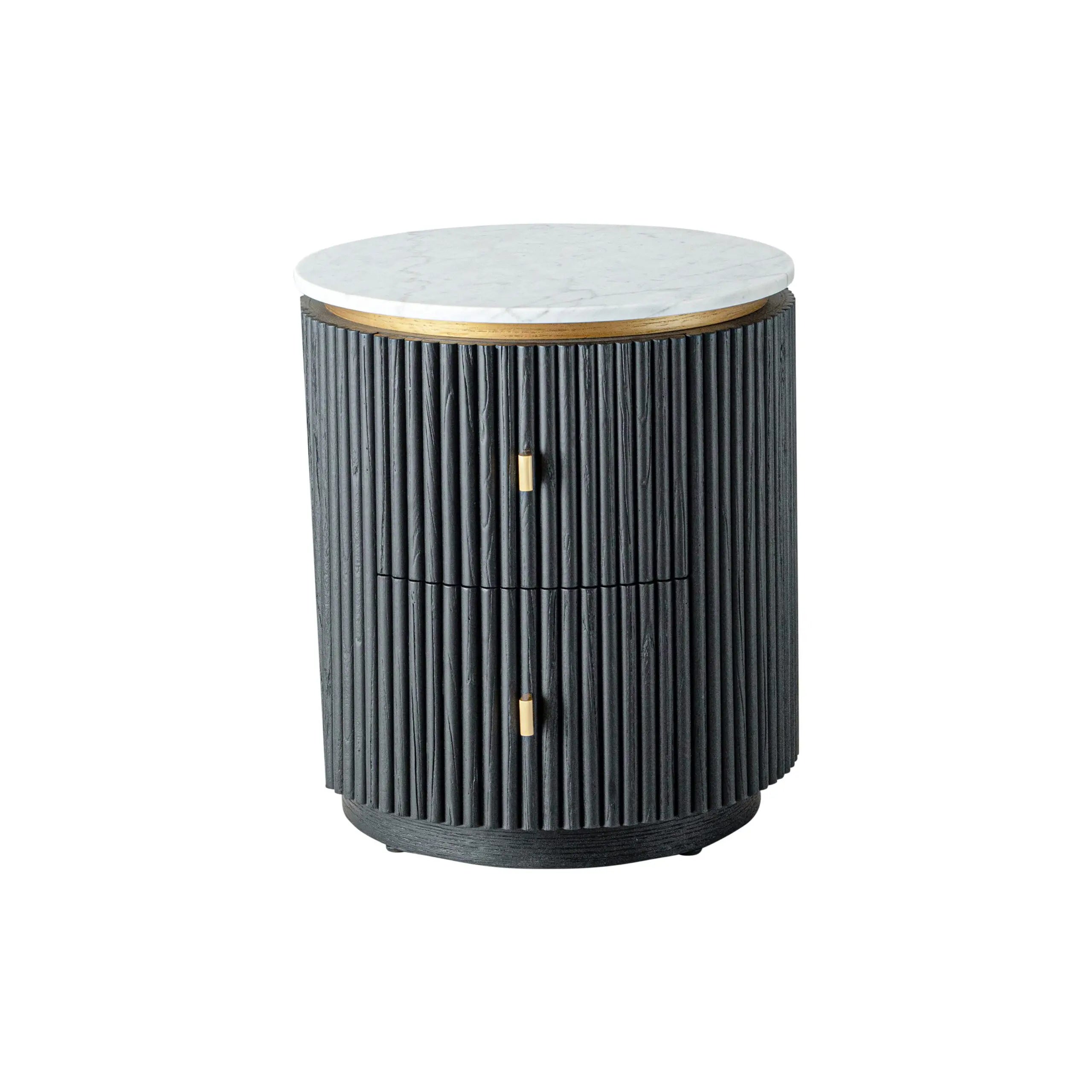 Allure Bedside Table - Dark Oak