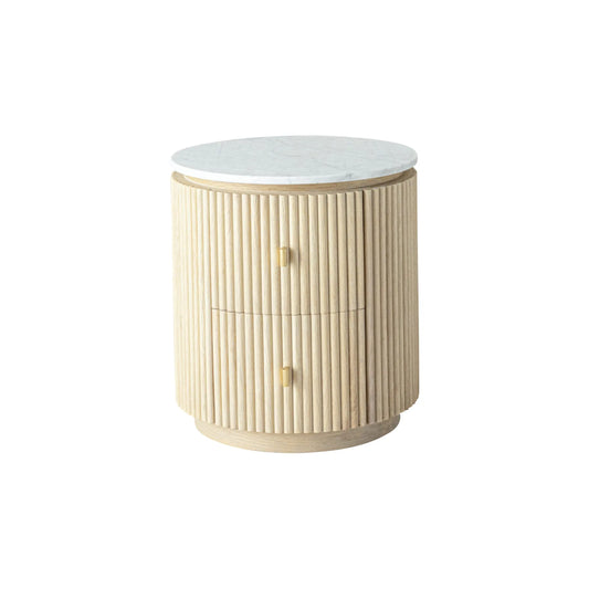 Allure Bedside Table - Light Oak