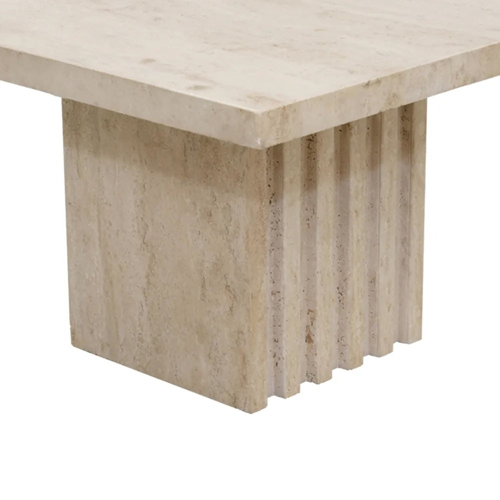 Atlas Travertine Coffee Table