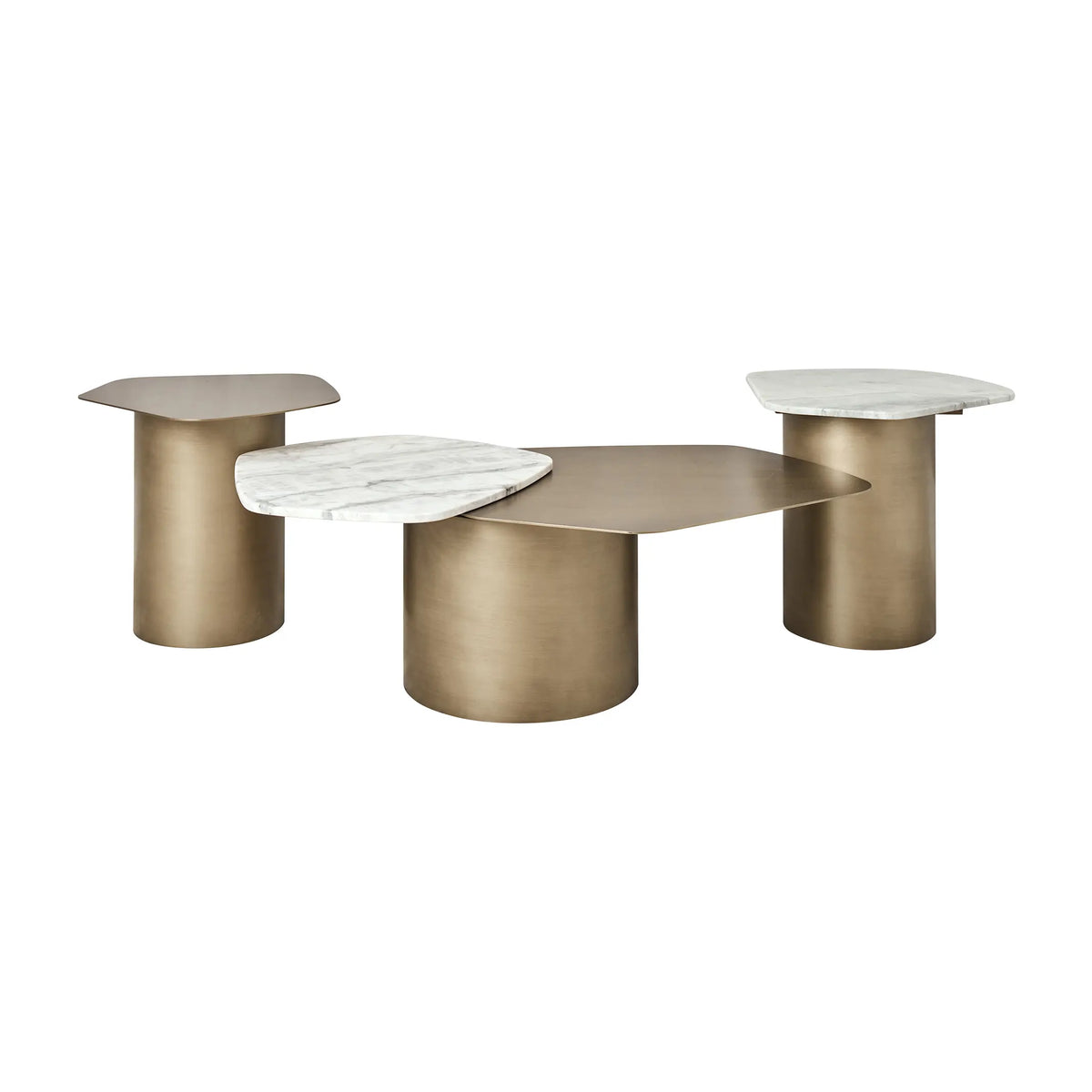 Isabelle Coffee Table - Brass