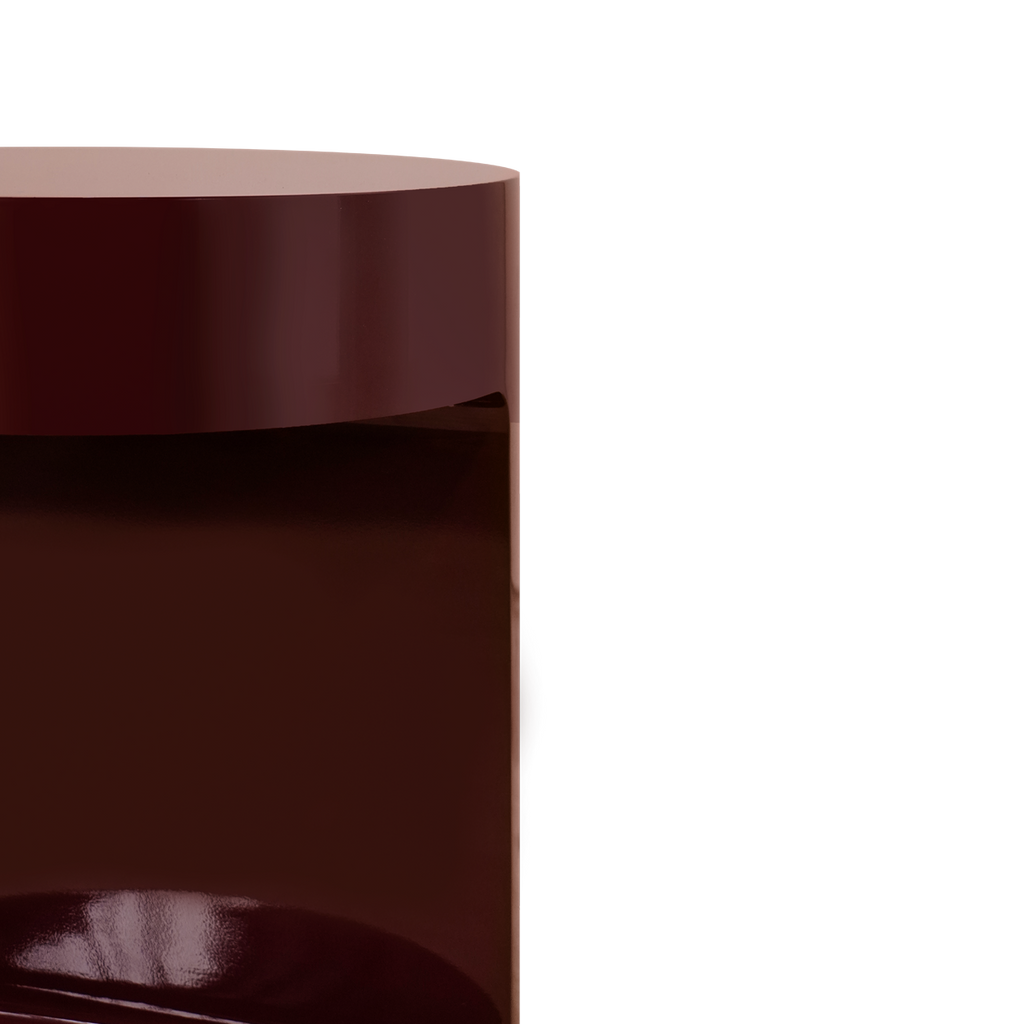 Jasmyn Side Table - Burgundy