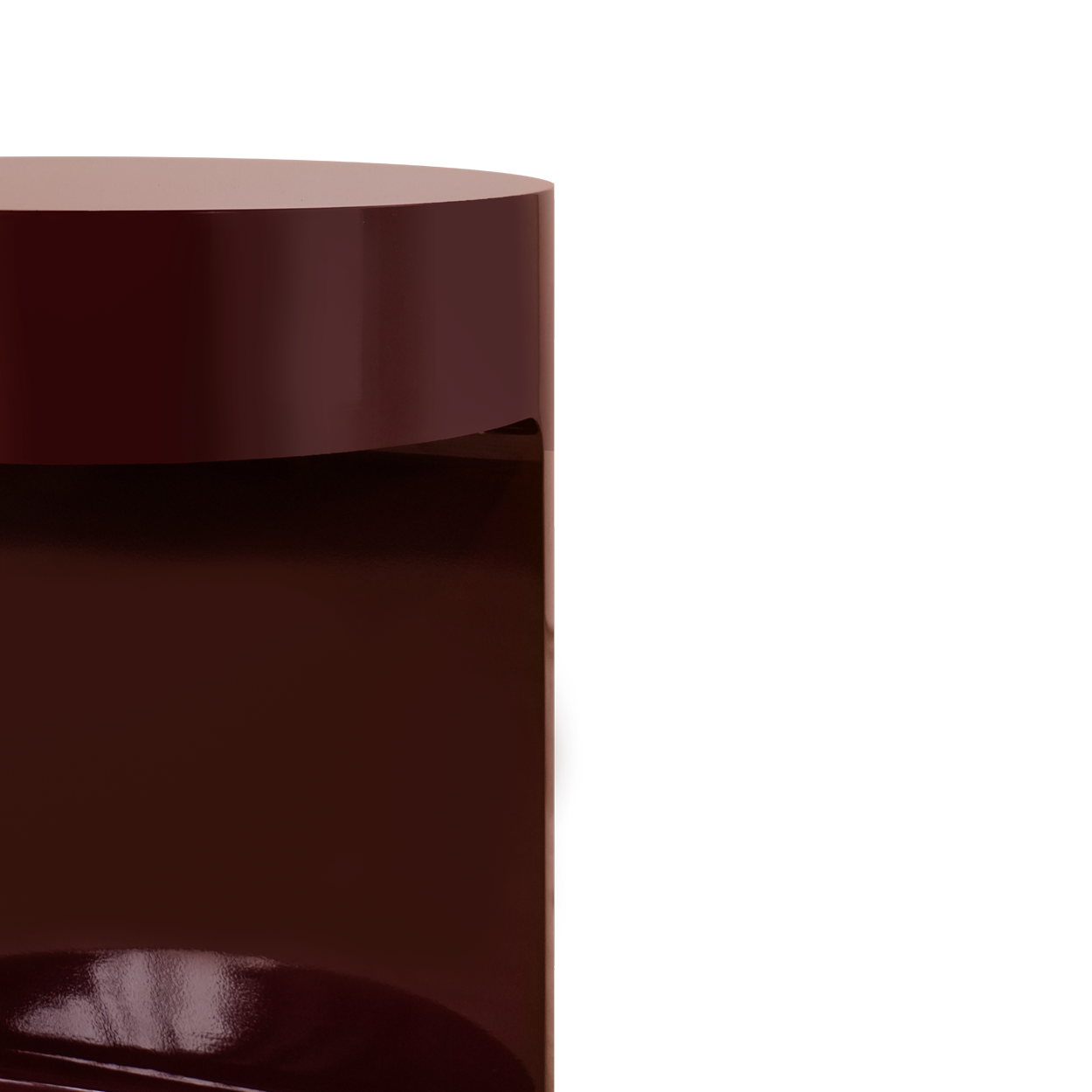 Jasmyn Side Table - Burgundy