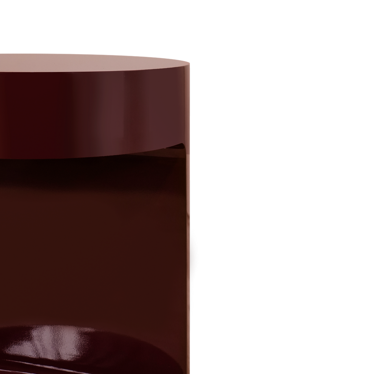 Jasmyn Side Table - Burgundy