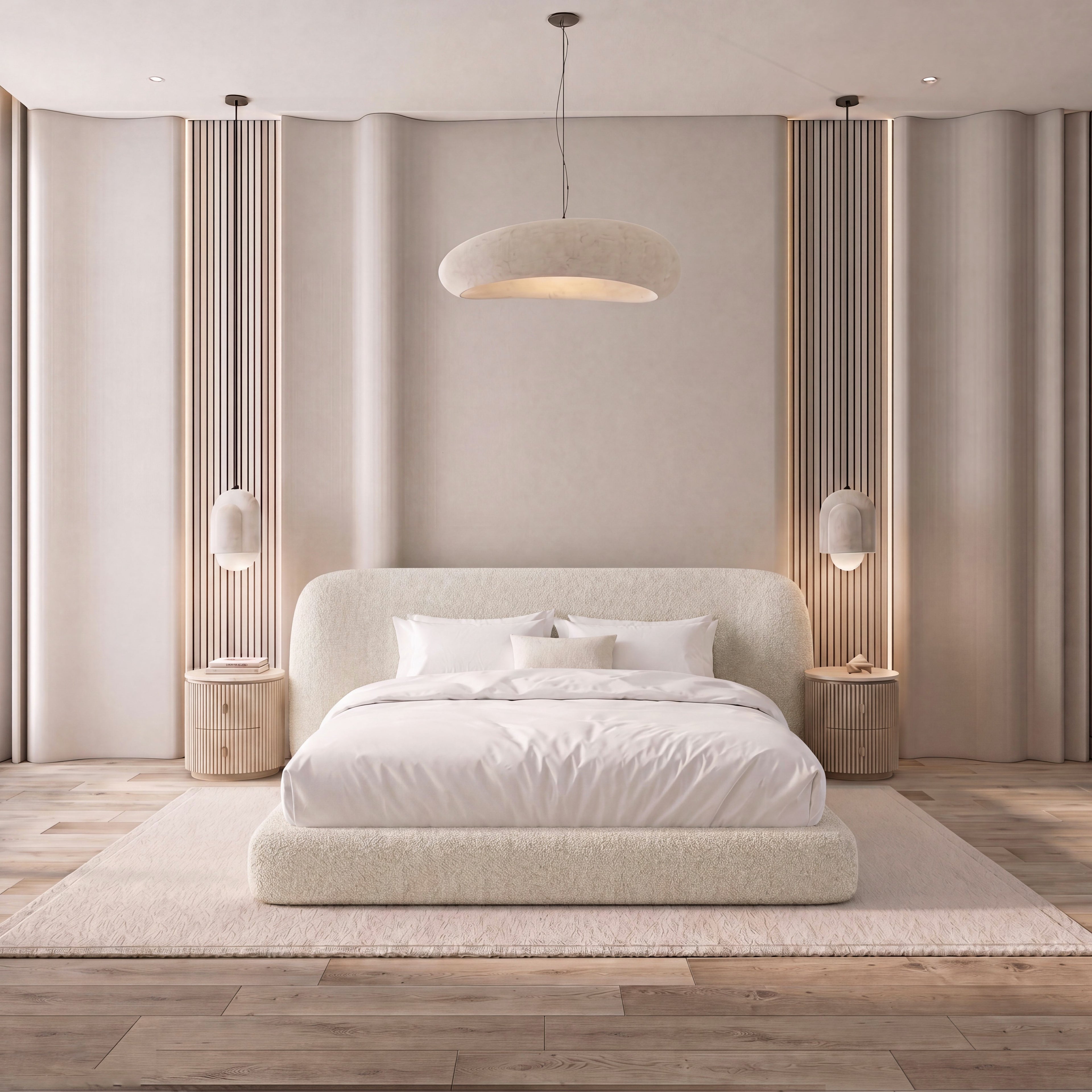 Allure Bedside Table - Light Oak